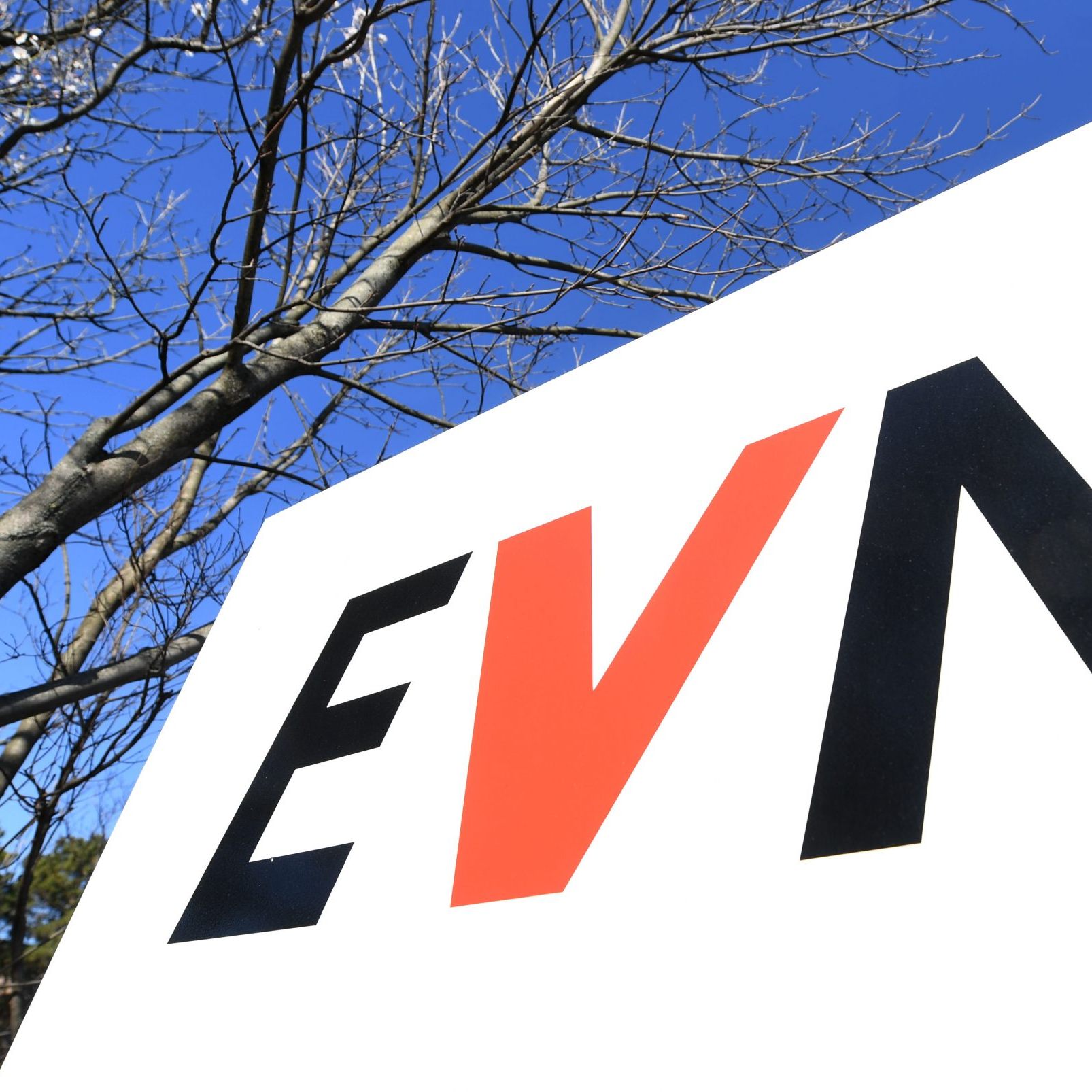 Das EVN-Logo in Niederösterreich.