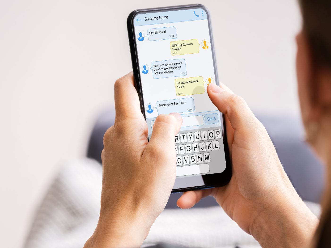 Das Finanzministerium warnt vor betrügerischen Mails und SMS.