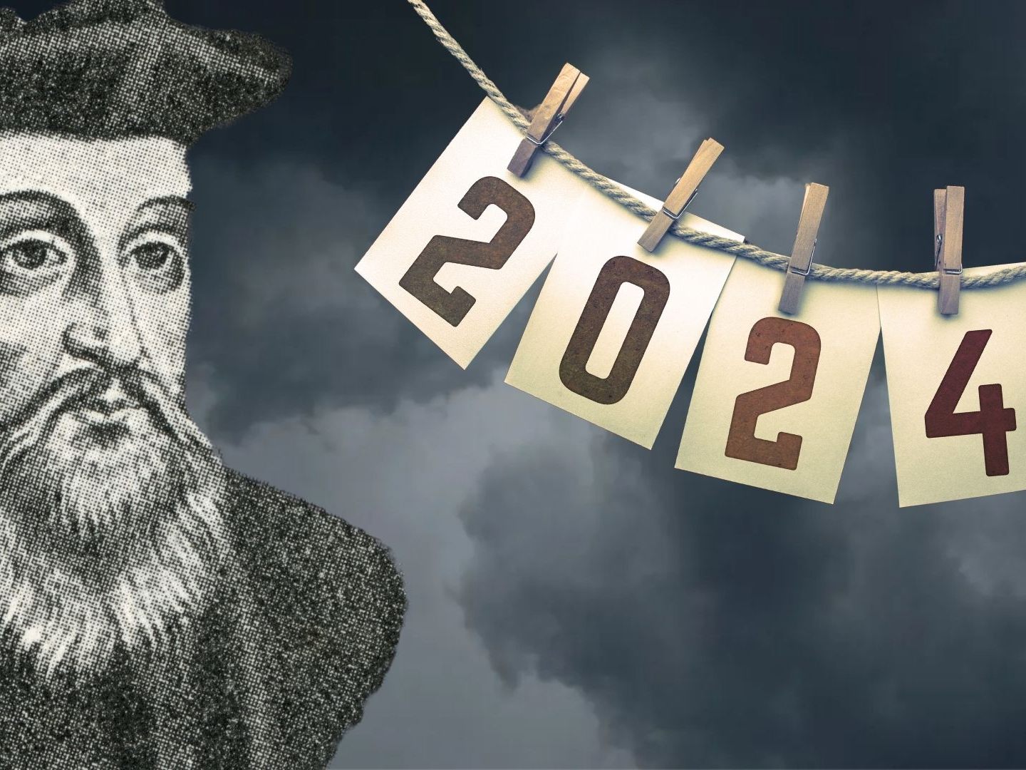 Nostradamus sagt auch für 2024 diverse Naturkatastrophen voraus.