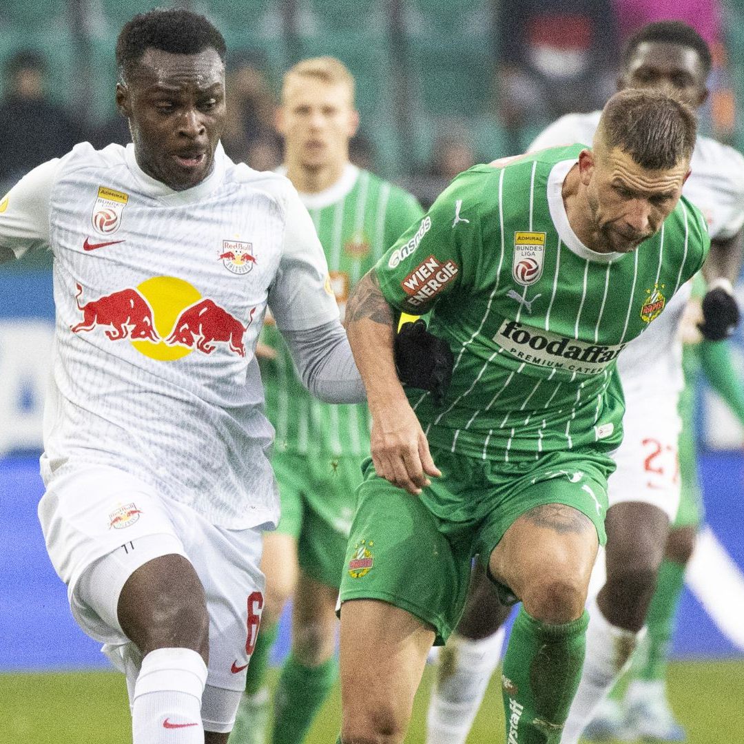 Salzburg krönte sich bei Rapid Wien zum Winterkönig.