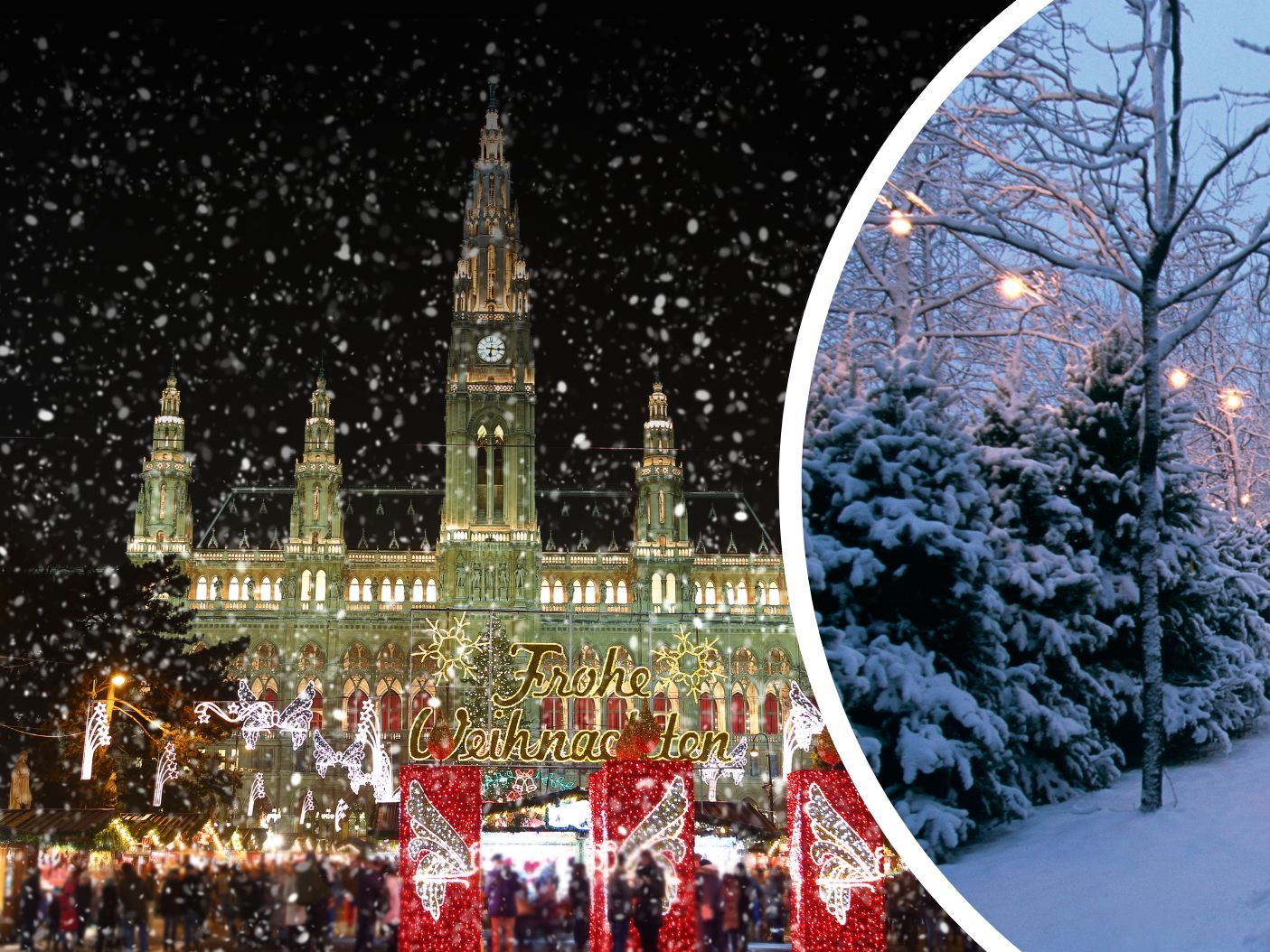 So stehen heuer die Chancen auf weiße Weihnachten in Wien.