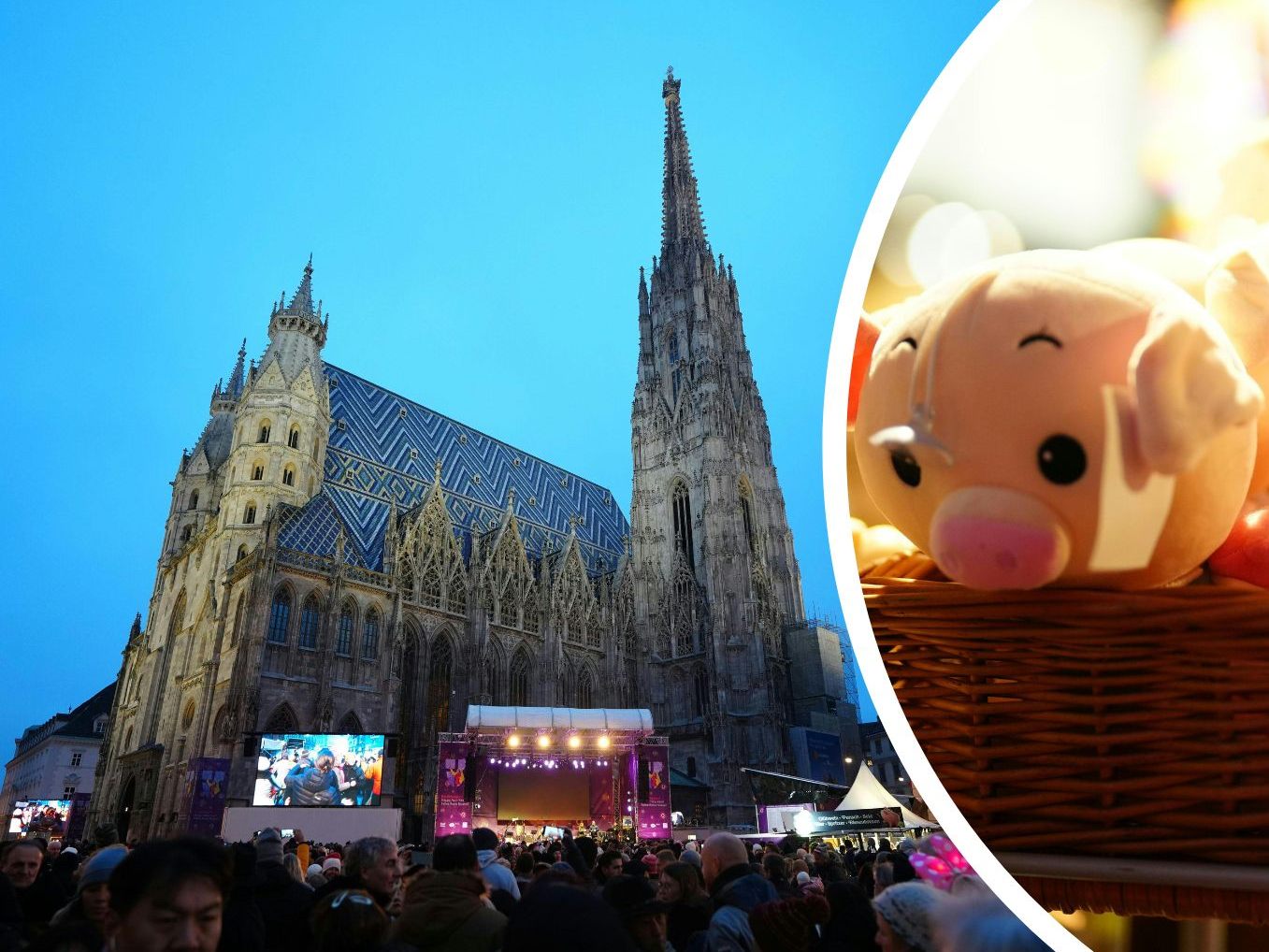 Tausende Menschen besuchten den Wiener Silvesterpfad. Tausende Menschen besuchten den Wiener Silvesterpfad.