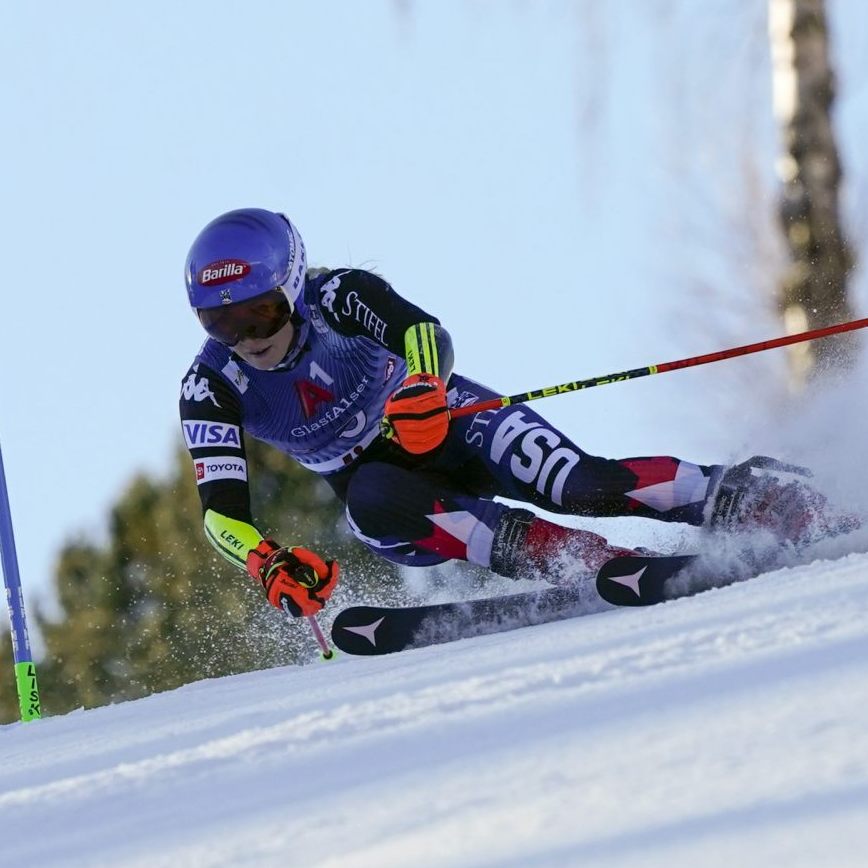 Mikaela Shiffrin führt nach dem 1. Durchgang in Lienz.