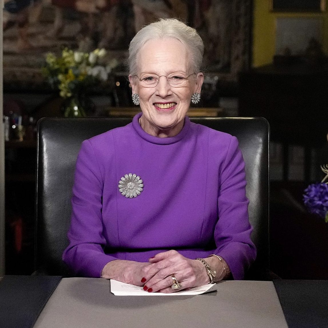 Königin Margrethe von Dänemark dankt nach 52 Jahren ab.