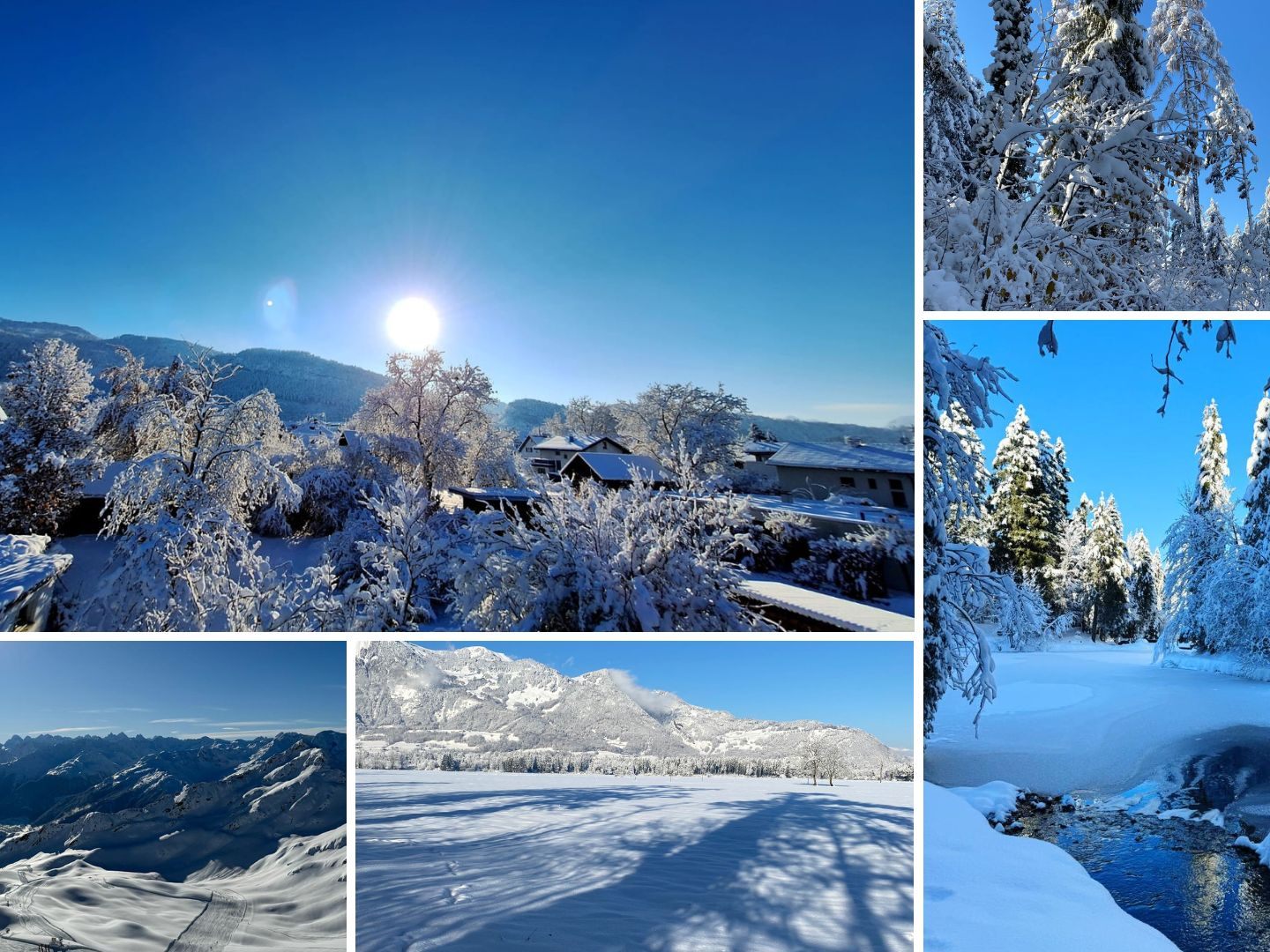 Am Sonntag schien im ganzen Land die Sonne.