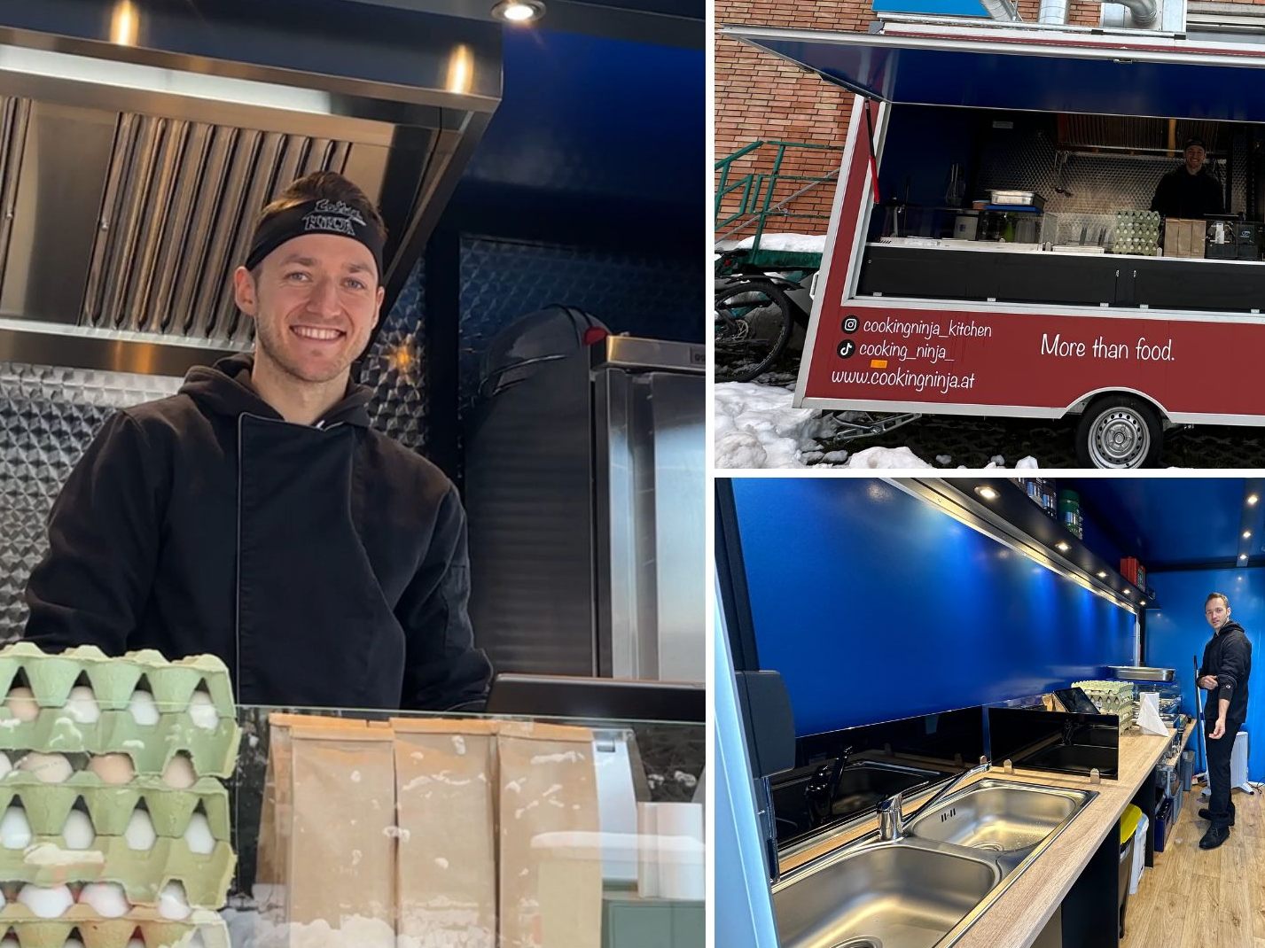 Patrik aus Bregenz macht sich mit einem Foodtrailer selbstständig. Patrik aus Bregenz macht sich mit einem Foodtrailer selbstständig.