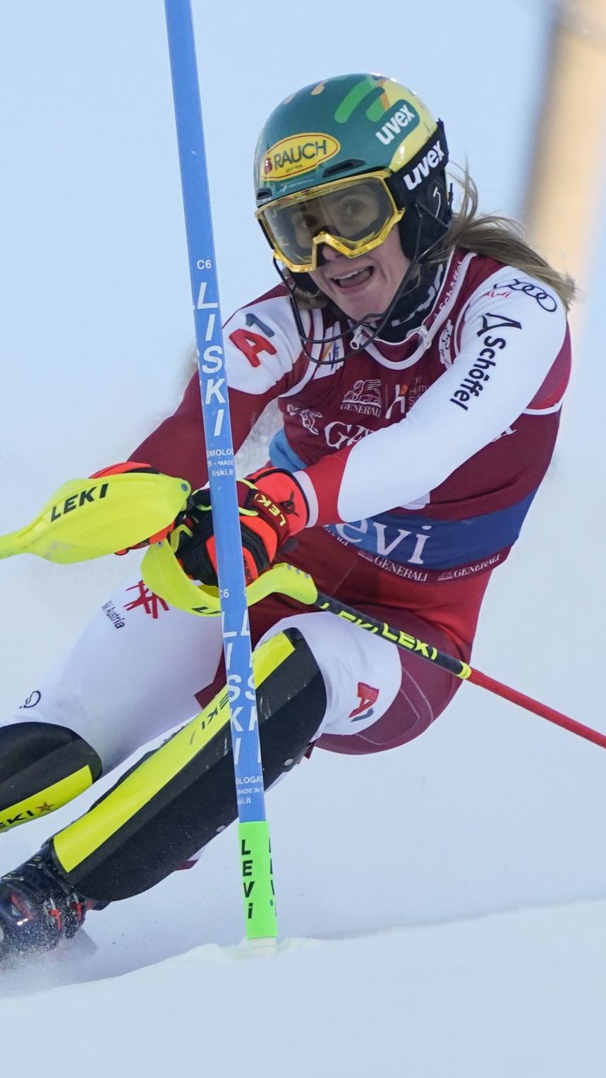 Katharina Liensberger geht aus ÖSV-Sicht als Favoritin ins Rennen.