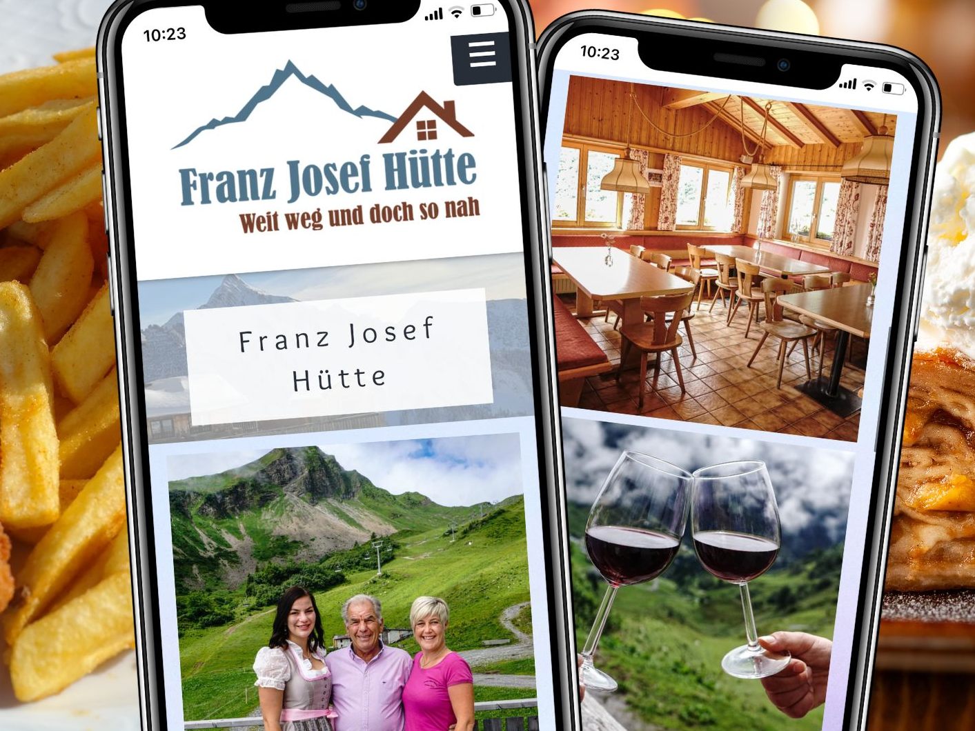 Die Franz Josef Hütte bietet vor allem traditionelle Gerichte.