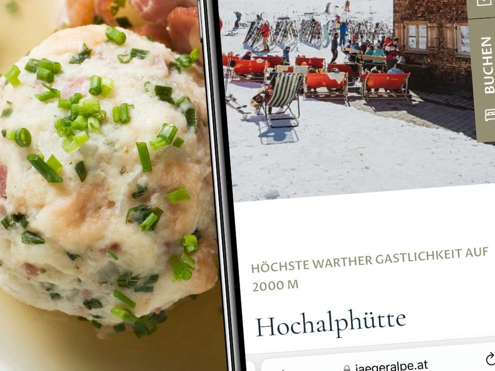 Die Hütte lockt mit einer Vielfalt an kulinarischen Genüssen – egal, ob Fleischgerichte oder vegetarische Speisen.