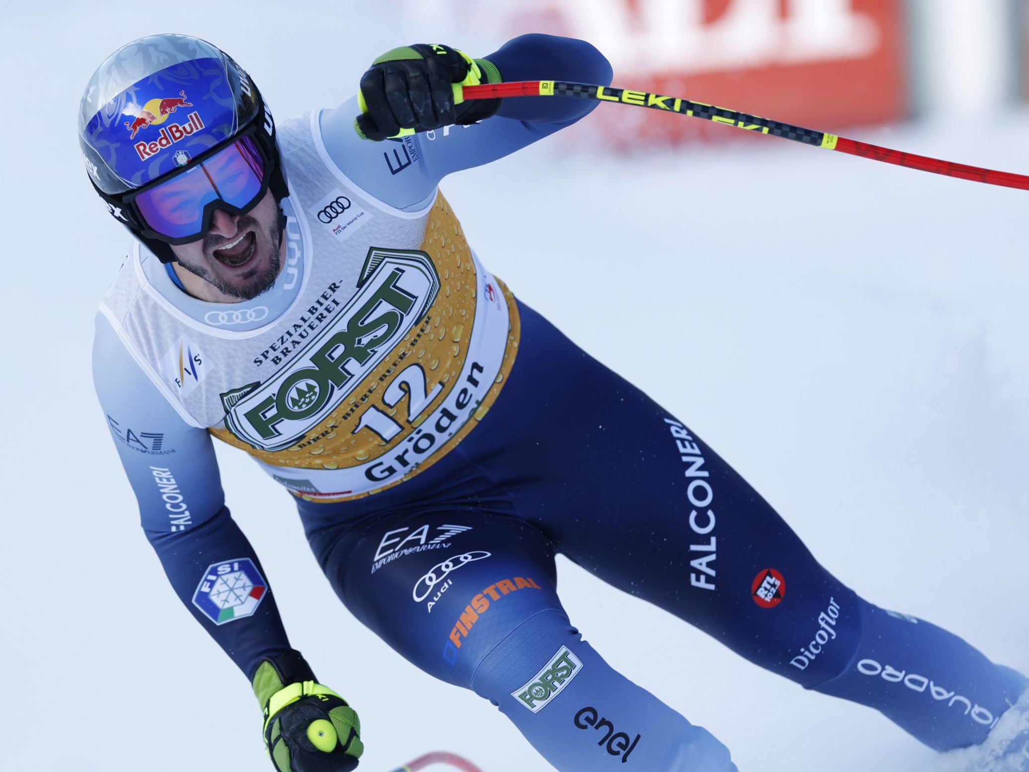 Dominik Paris gewinnt die zweite Abfahrt in Gröden.