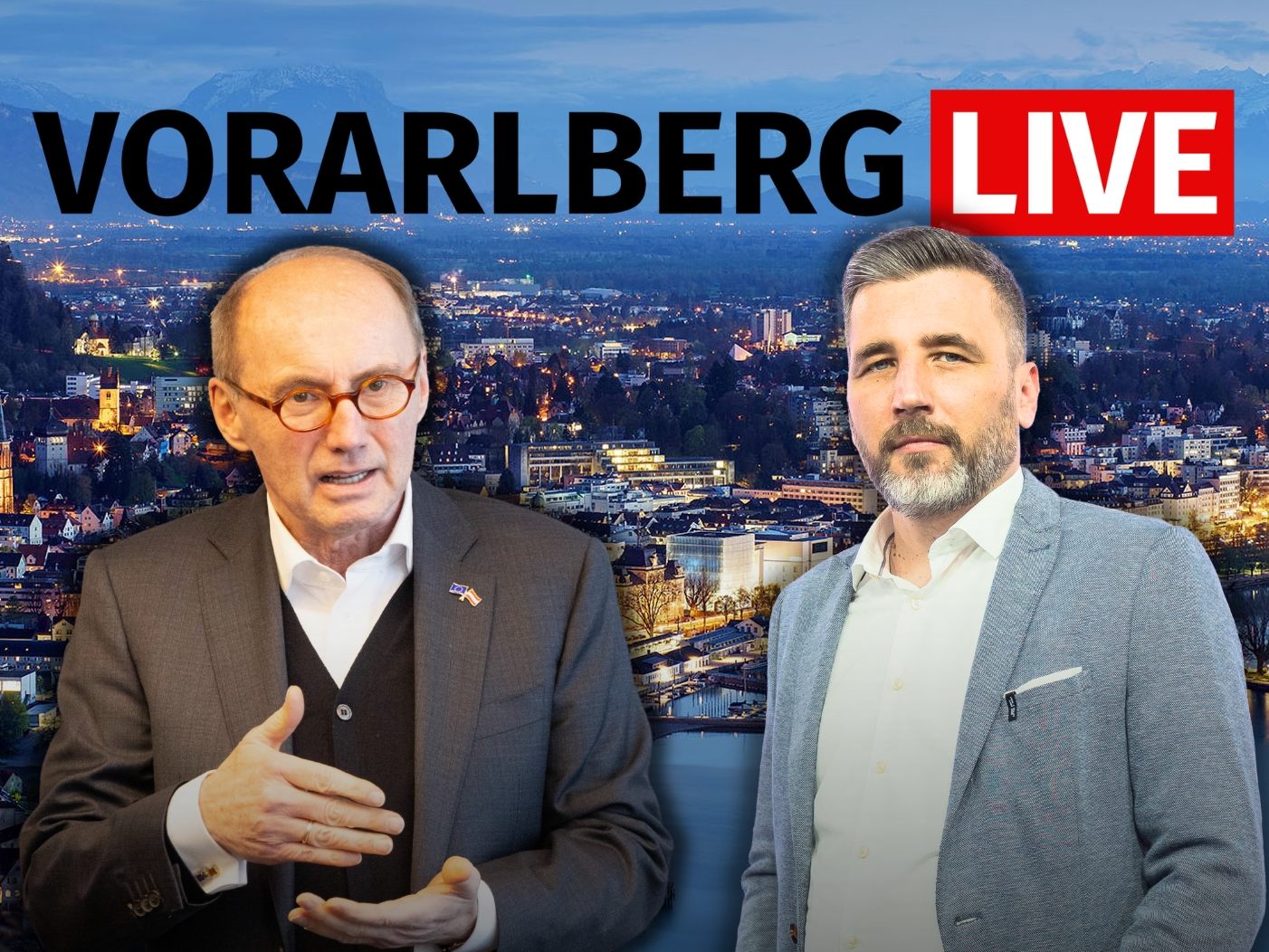 Otmar Karas zu Gast bei "Vorarlberg LIVE". Otmar Karas zu Gast bei "Vorarlberg LIVE".