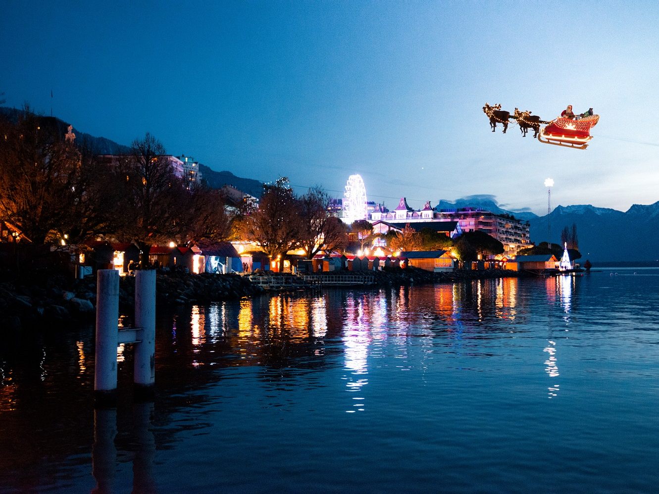 Der Weihnachtsmarkt in Montreux versprüht eine besondere Magie. Der Weihnachtsmarkt in Montreux versprüht eine besondere Magie.