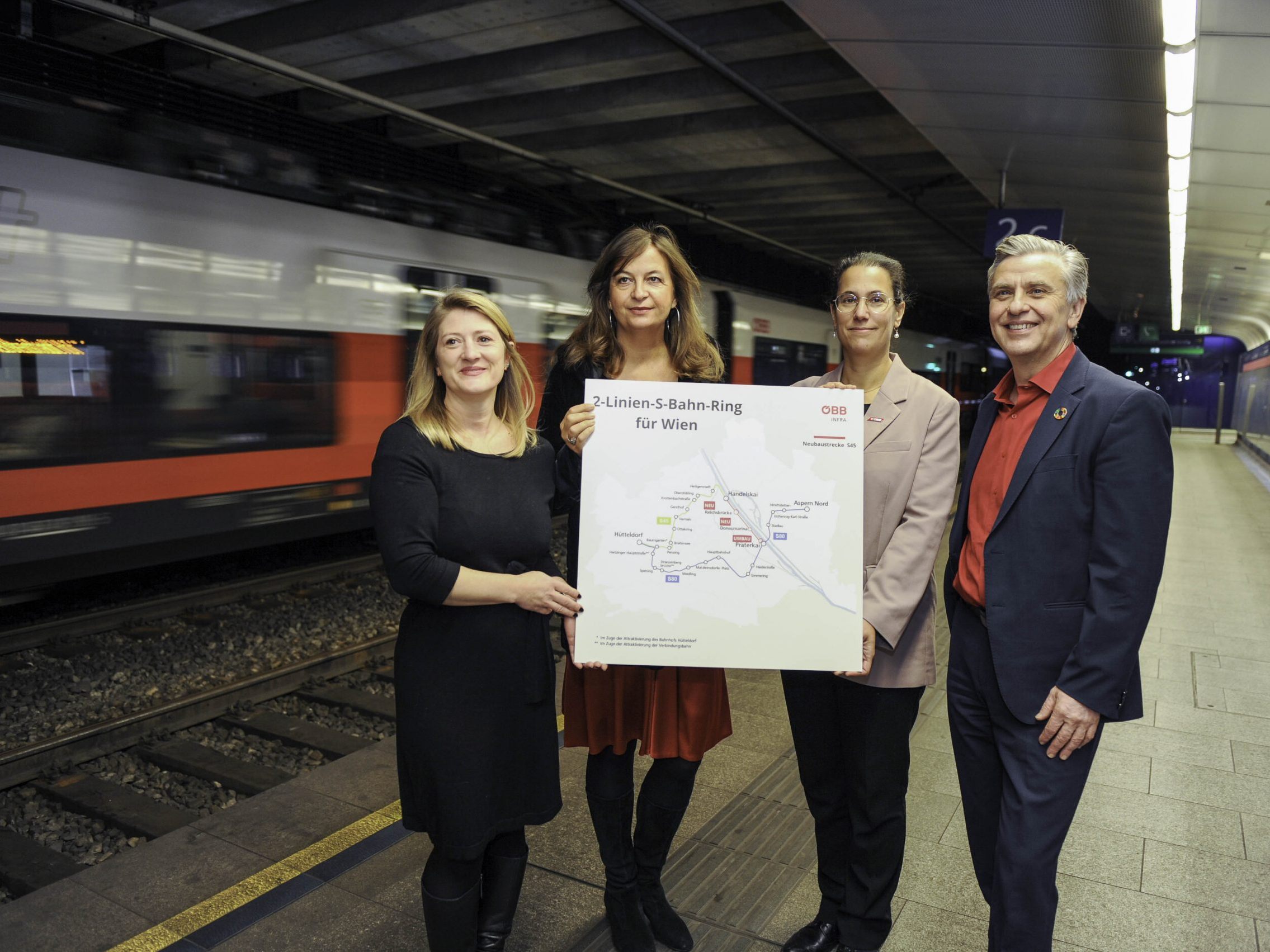 S-Bahn-Ring in Wien: Die Ergebnisse der Machbarkeitsstudie wurden präsentiert. S-Bahn-Ring in Wien: Die Ergebnisse der Machbarkeitsstudie wurden präsentiert.