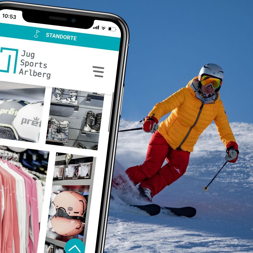 Neben dem Skiverleih bietet Jug Sports auch Bootfitting, Skiservice und ein Skidepot an.