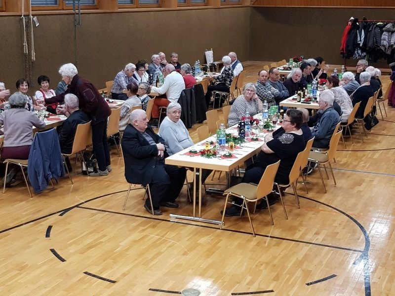 Vandanser Pensionistenverband traf sich zur Weihnachtsfeier