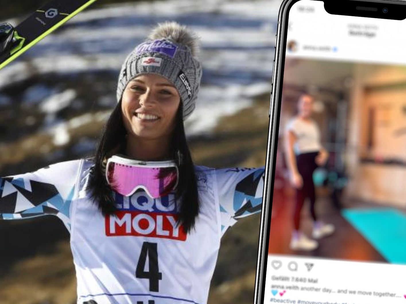 Anna Veith sorgt auch in ihrer Schwangerschaft dafür, dass sie körperlich fit bleibt. Anna Veith sorgt auch in ihrer Schwangerschaft dafür, dass sie körperlich fit bleibt.