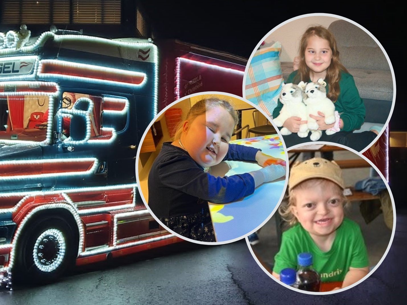 Die Spendenaktion "s' Ländle hilft im Ländle" mit dem Vögel-Weihnachtstruck richtet sich dieses Jahr auf verschiedene Schicksale in Vorarlberg. Die Spendenaktion "s' Ländle hilft im Ländle" mit dem Vögel-Weihnachtstruck richtet sich dieses Jahr auf verschiedene Schicksale in Vorarlberg.