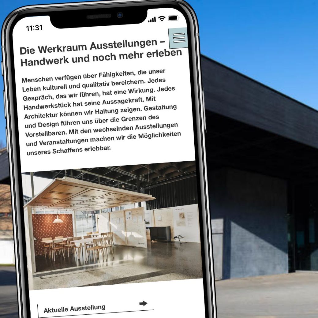 Die Ausstellungen des Hauses bilden viele Facetten von Handwerk und Design ab.