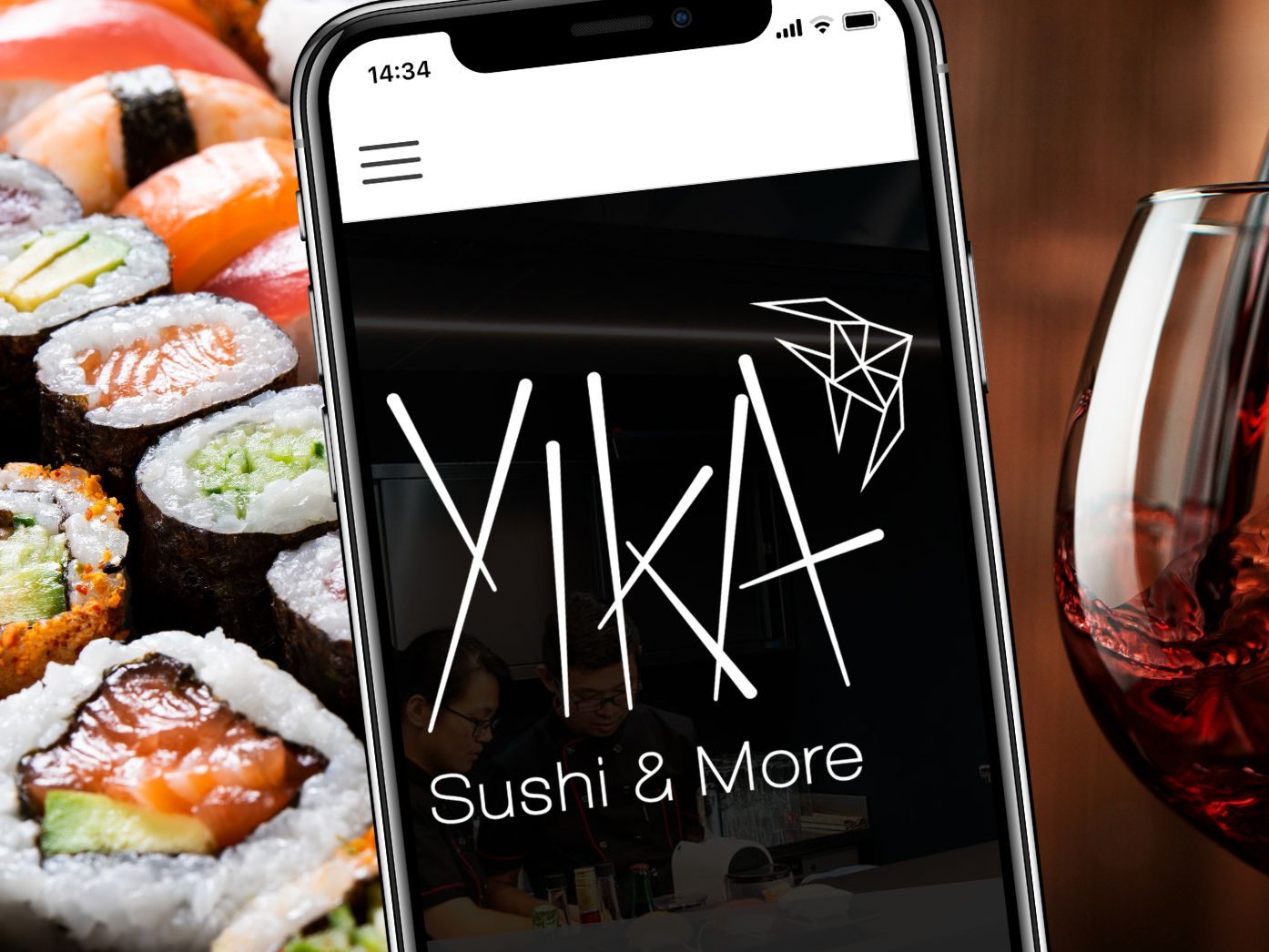 YIKA Sushi & More bietet eine große Auswahl an Sushi und anderen asiatischen Gerichten.