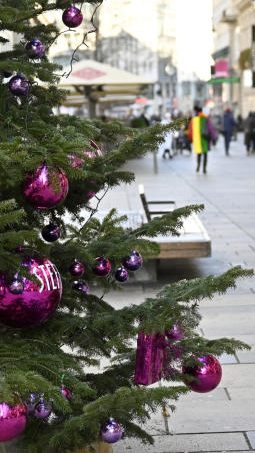 Das war der erste Einkaufssamstag vor Weihnachten.