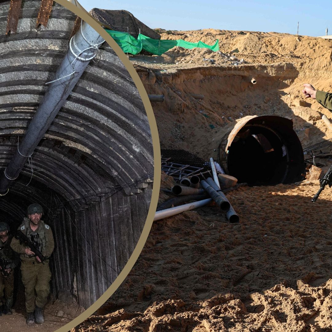 Tunnel bei Erez - bis zu 50 Meter tief.