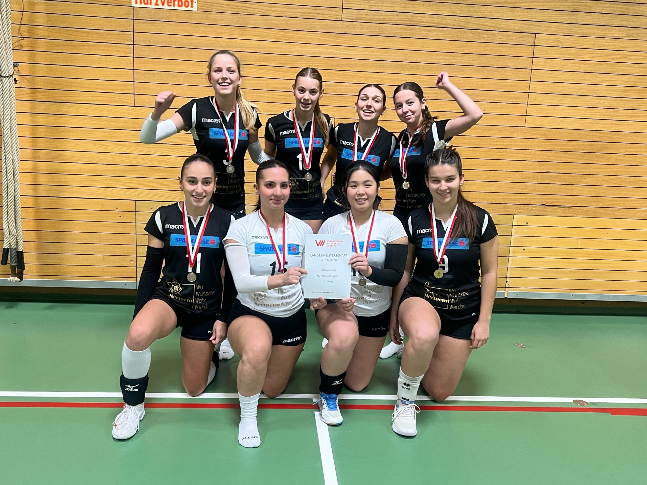 Der FFG Feldkirch Volley jubelt über Bronze!