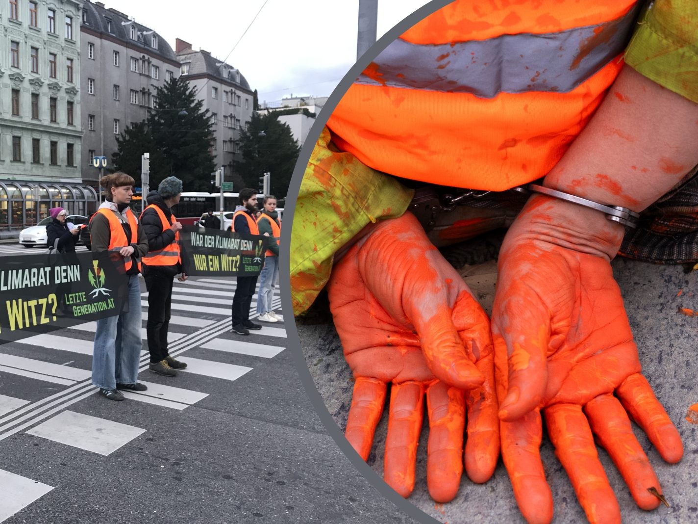 Die Staatsanwaltschaft Wien ermittelt gegen die Klimaschutzgruppe "Letzte Generation". Die Staatsanwaltschaft Wien ermittelt gegen die Klimaschutzgruppe "Letzte Generation".