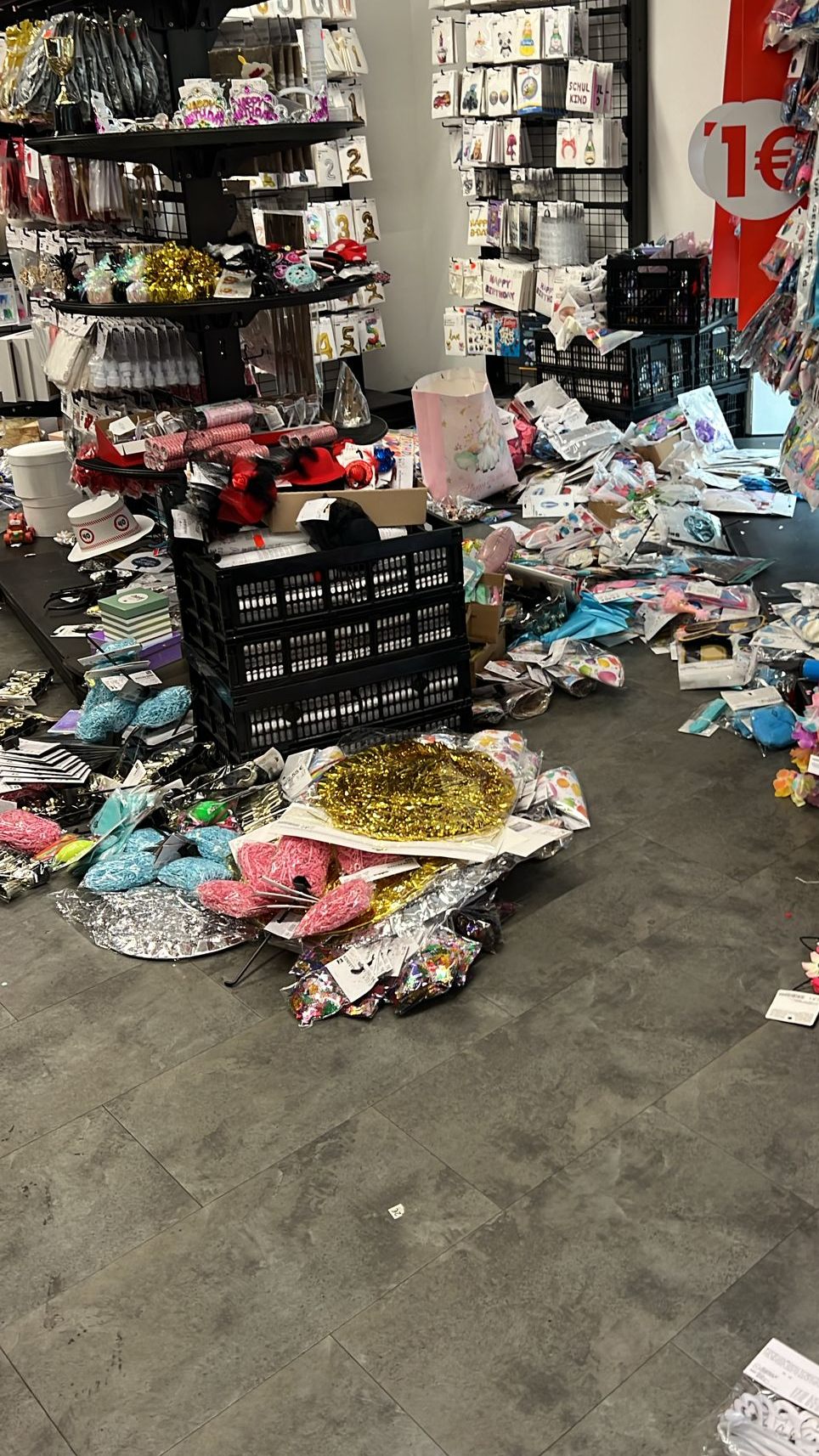 Unglaubliche Unordnung: Die Frau traute ihren Augen nicht.