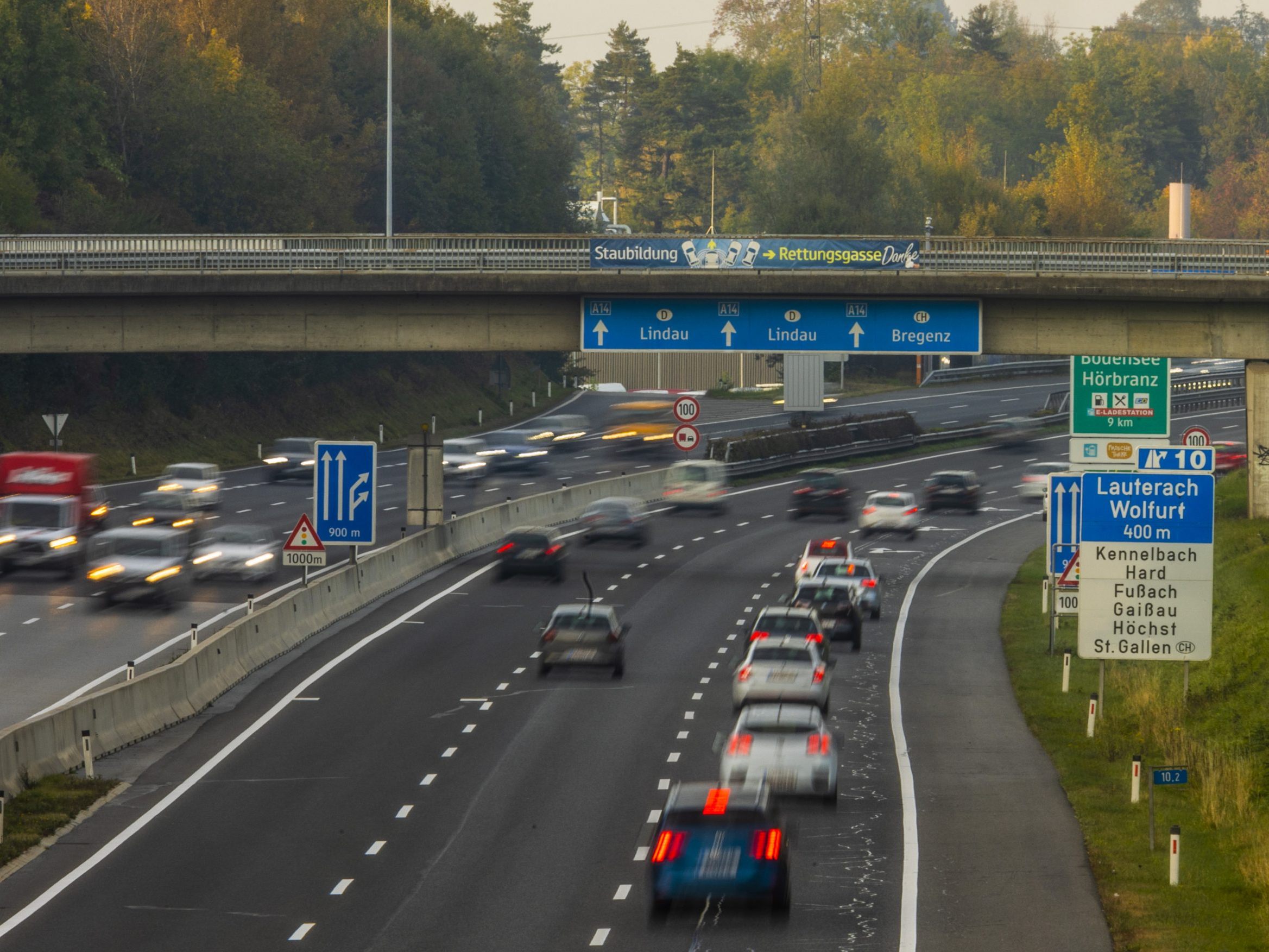 Auch in Vorarlberg wird viel Verkehr erwartet.
