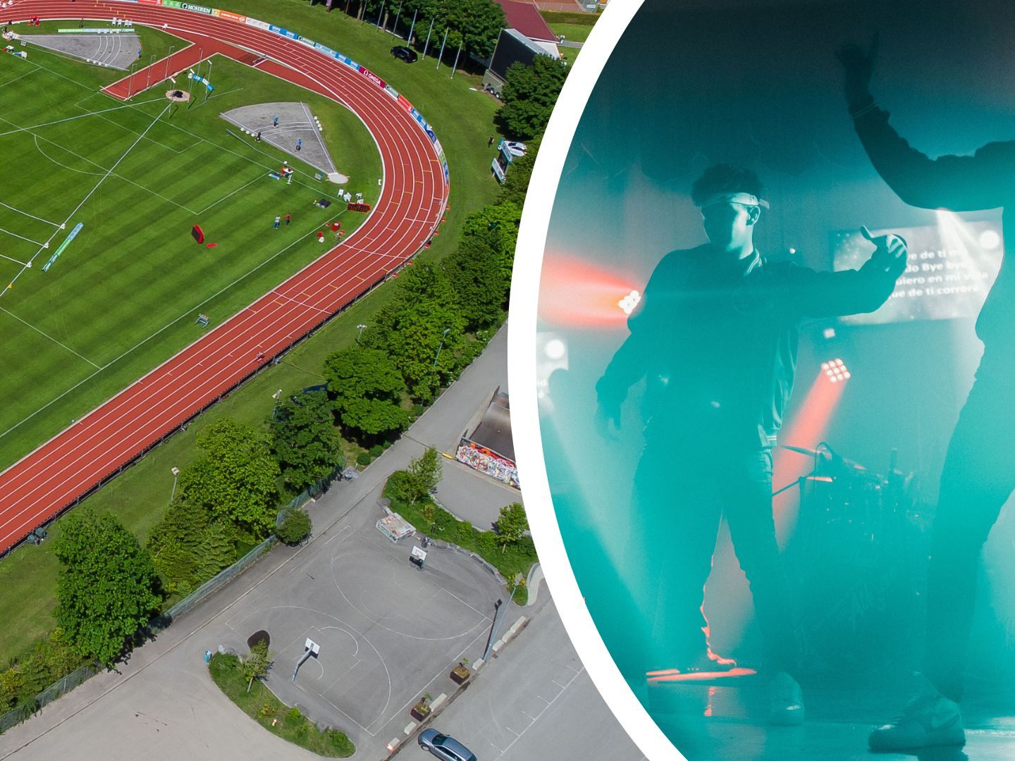 Musikvideo-Dreh endet mit Anzeigen