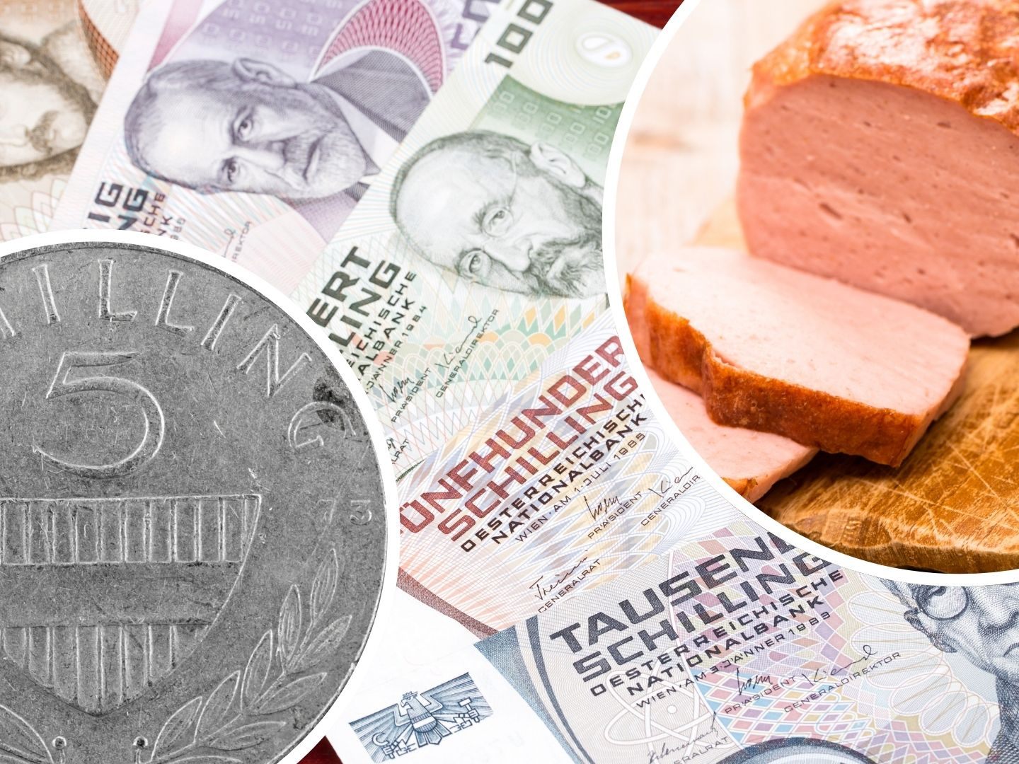 Ein nostalgischer Blick zurück auf die Zeit, als der Leberkäse in Schilling bezahlt wurde.