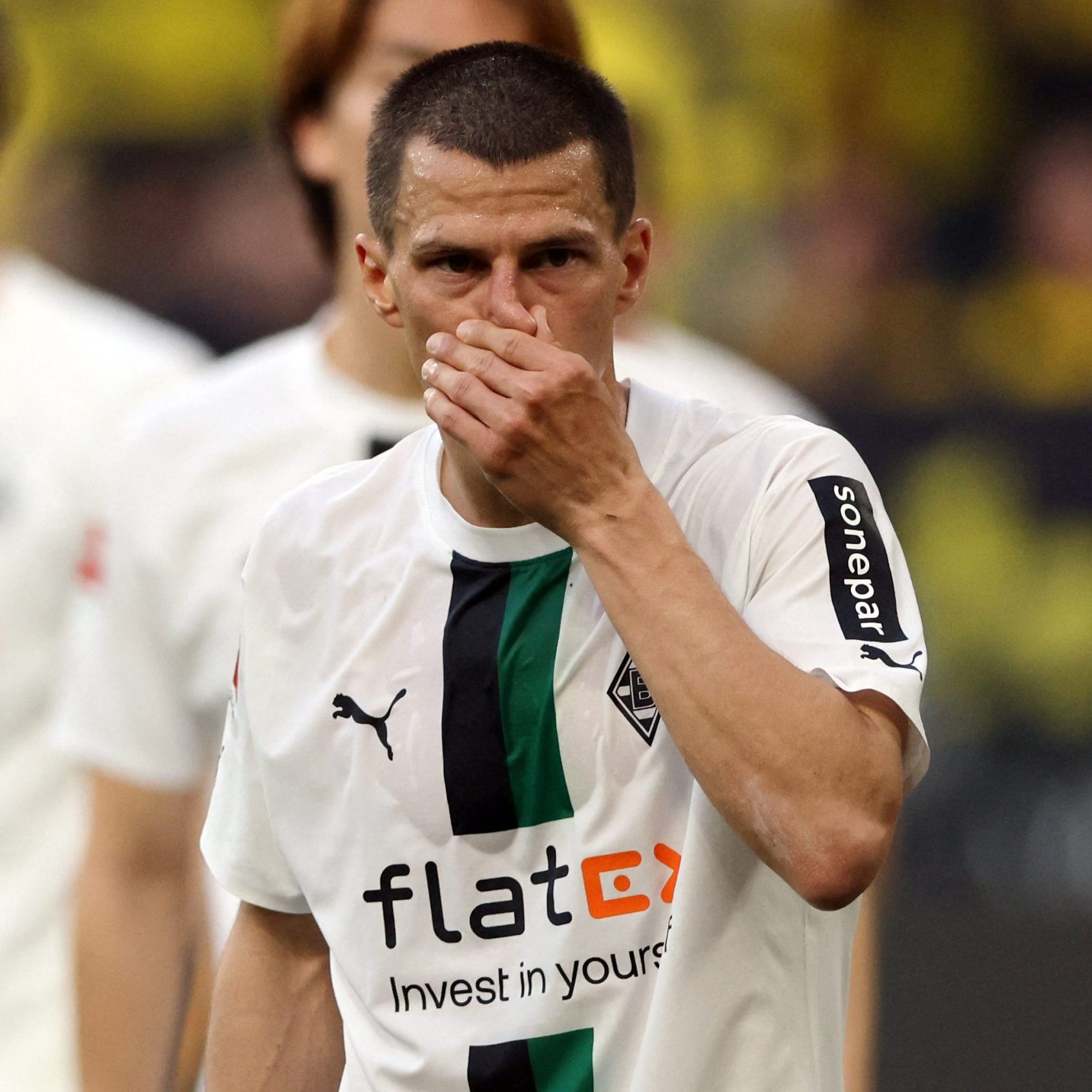 Stefan Lainer gab sein Comeback für Gladbach.