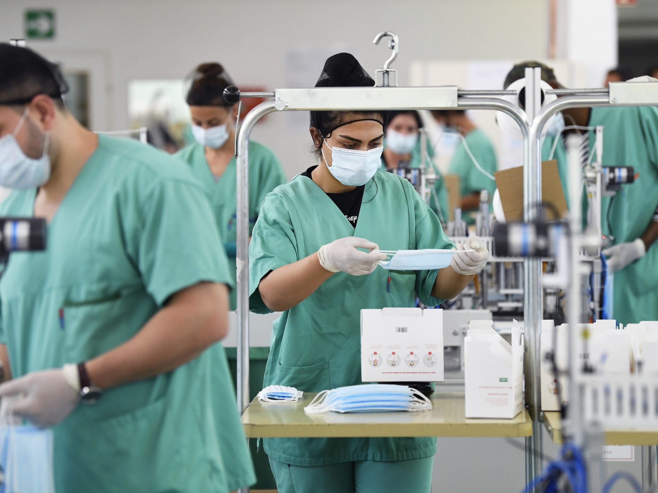 Der skandalumwitterte Coronamasken-Hersteller Hygiene Austria ist insolvent. Der skandalumwitterte Coronamasken-Hersteller Hygiene Austria ist insolvent.