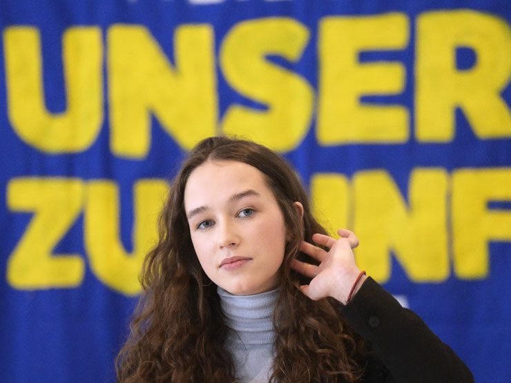 Lena Schilling ist Spitzenkandidatin der Grünen.