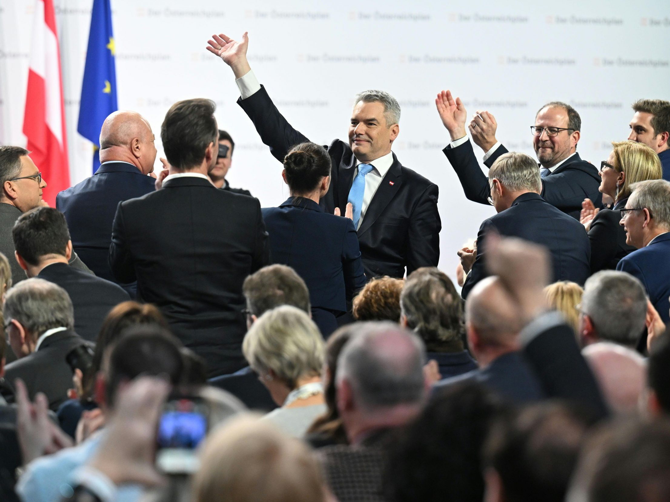 Der "Österreichplan" des Kanzlers im Livestream.