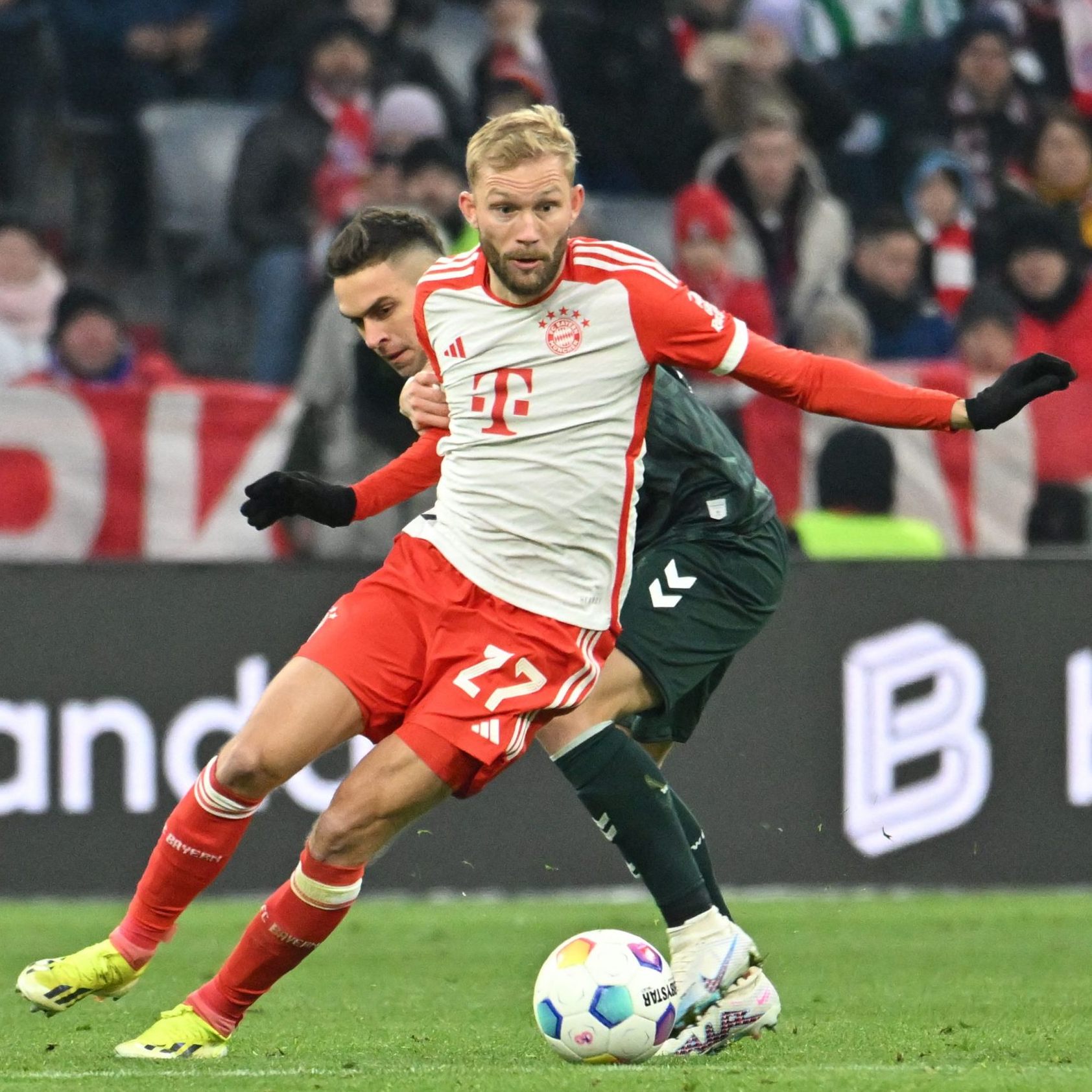 Konrad Laimer fehlt dem FC Bayern bis zu sechs Wochen.