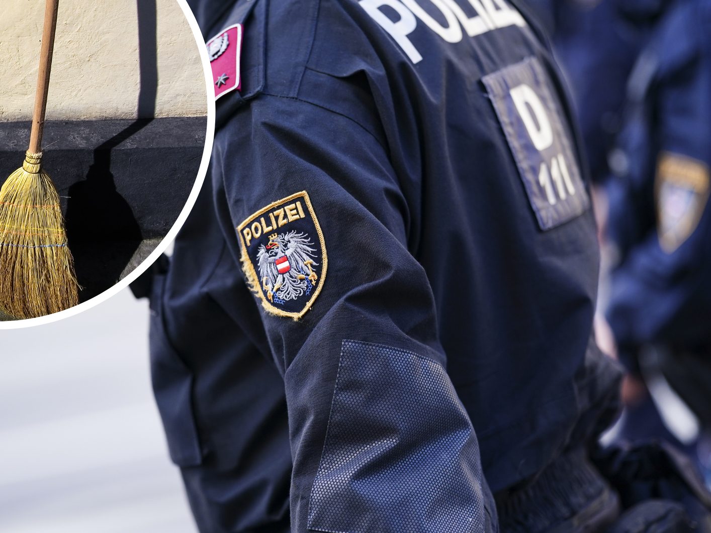 Eine 13-Jährige wollte einen Polizisten in Wien mit einem Besenstiel attackieren. Eine 13-Jährige wollte einen Polizisten in Wien mit einem Besenstiel attackieren.