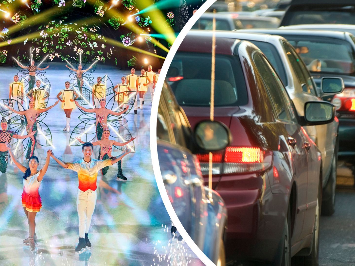"Holiday on Ice" bringt Verkehrsstaus in Wien. "Holiday on Ice" bringt Verkehrsstaus in Wien.