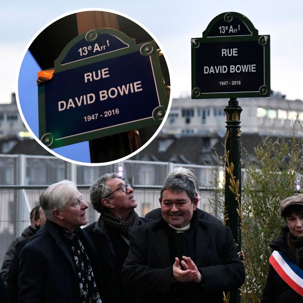 In Paris wurde eine Straße nach dem britischen Sänger David Bowie benannt.