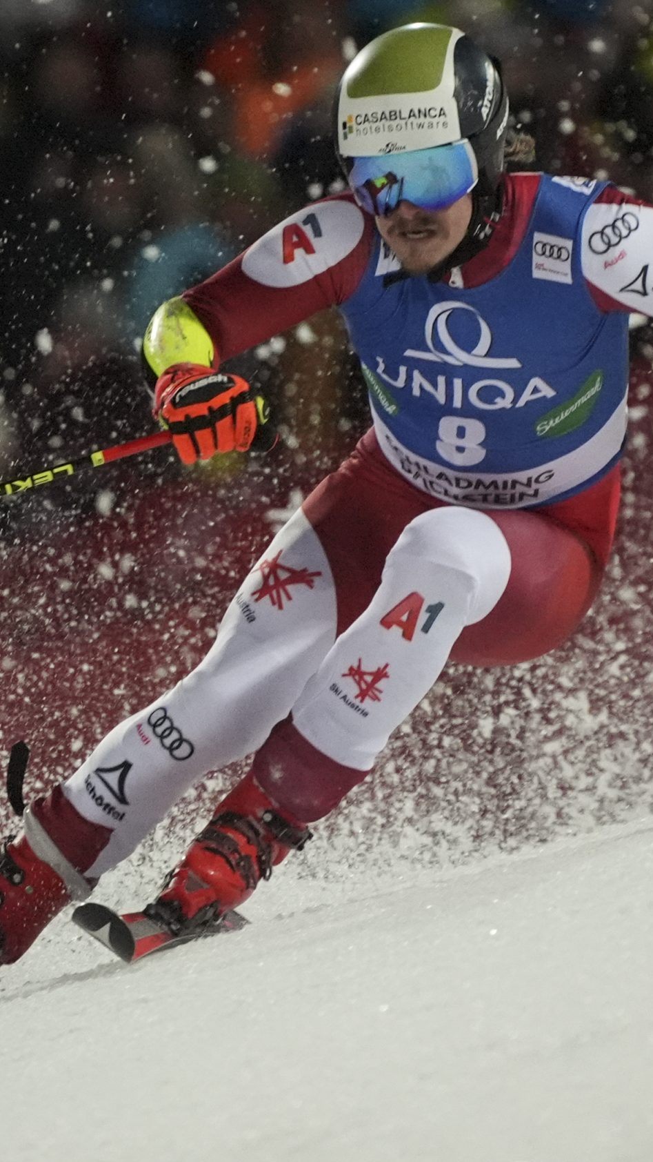 Feller auch im Riesentorlauf in Top-Form