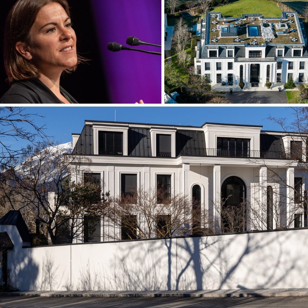 NEOS (Julia Seidl, l.) hatten Aufklärung der Stadt (Bgm. Willi, r.) zur Widmung der Benko-Villa gefordert.