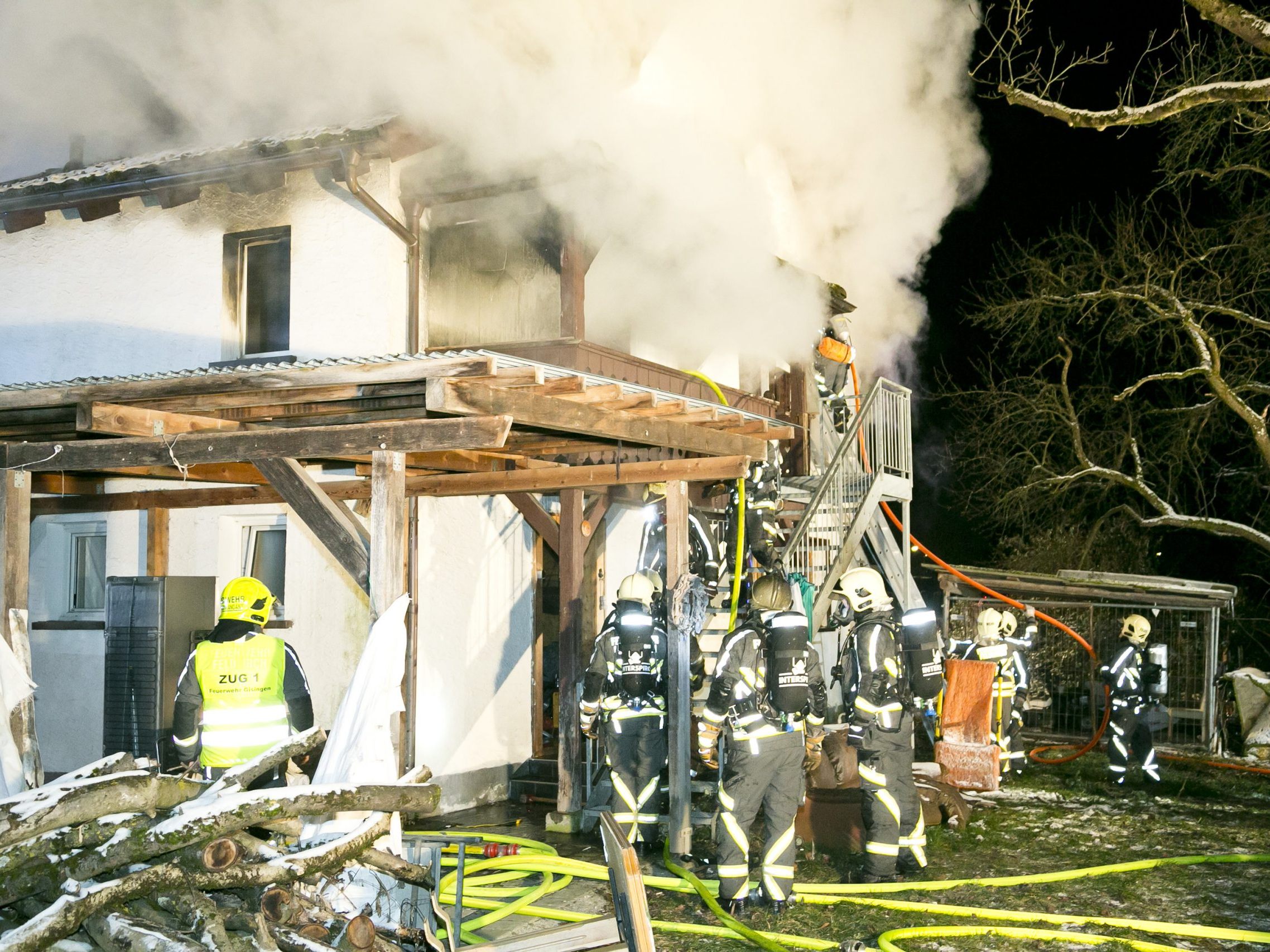 Wohnhausbrand in Feldkirch