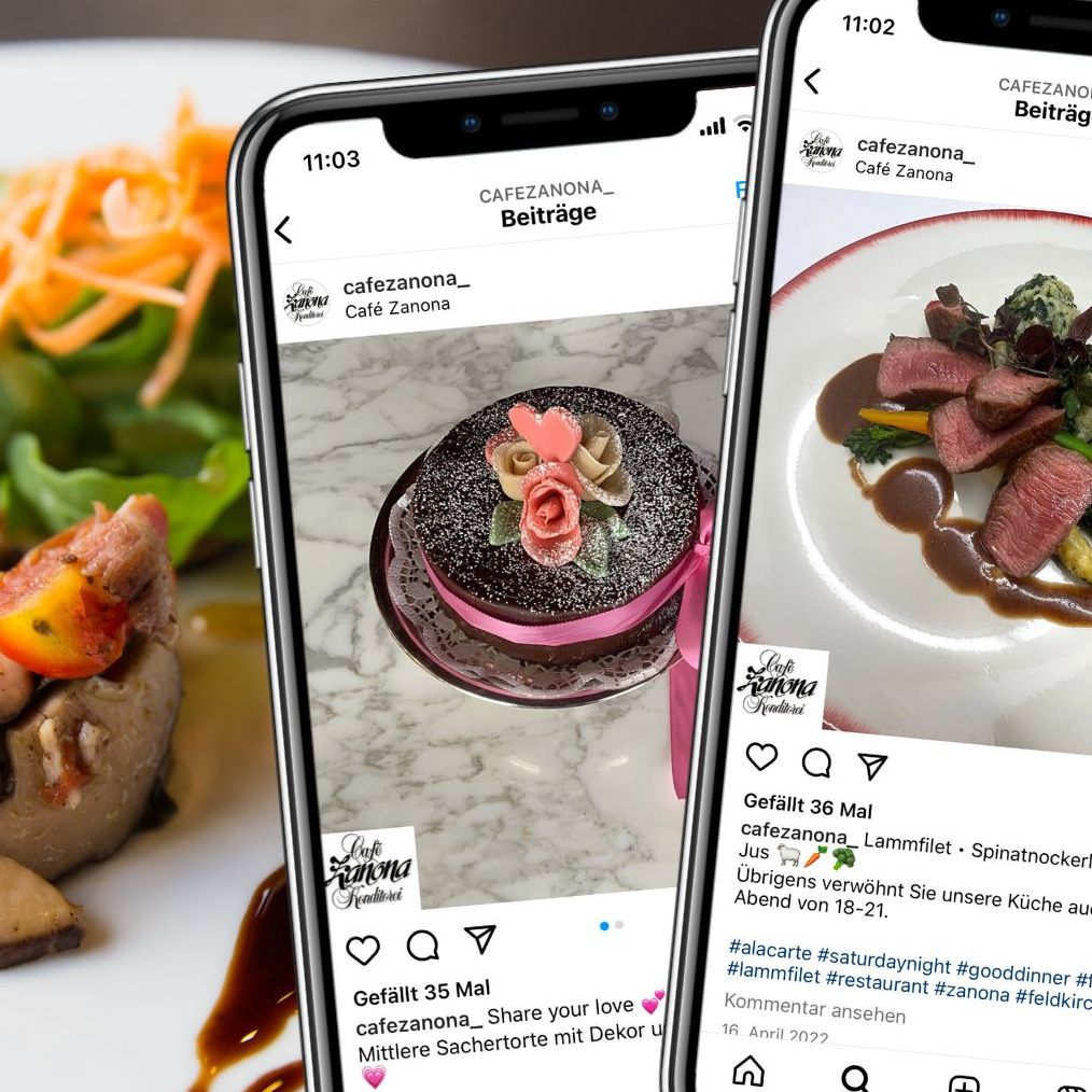 Das Café bietet nicht nur Süßes, sondern auch Herzhaftes.