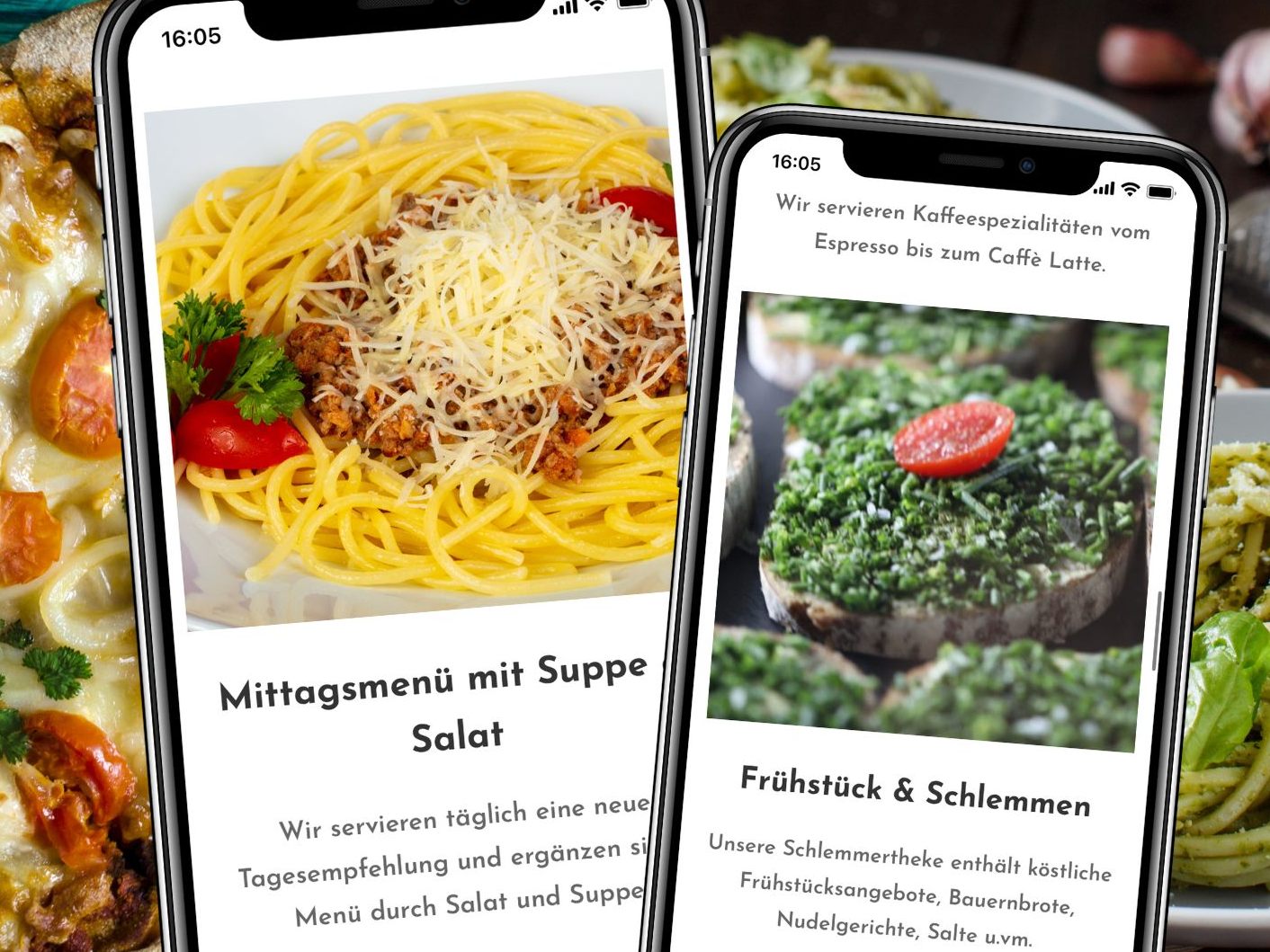 Ob Kaffee, Frühstück, Nudelgerichte, Bauernbrote oder Salat: Das Café bietet beim Schlemmen viel Auswahl. Ob Kaffee, Frühstück, Nudelgerichte, Bauernbrote oder Salat: Das Café bietet beim Schlemmen viel Auswahl.