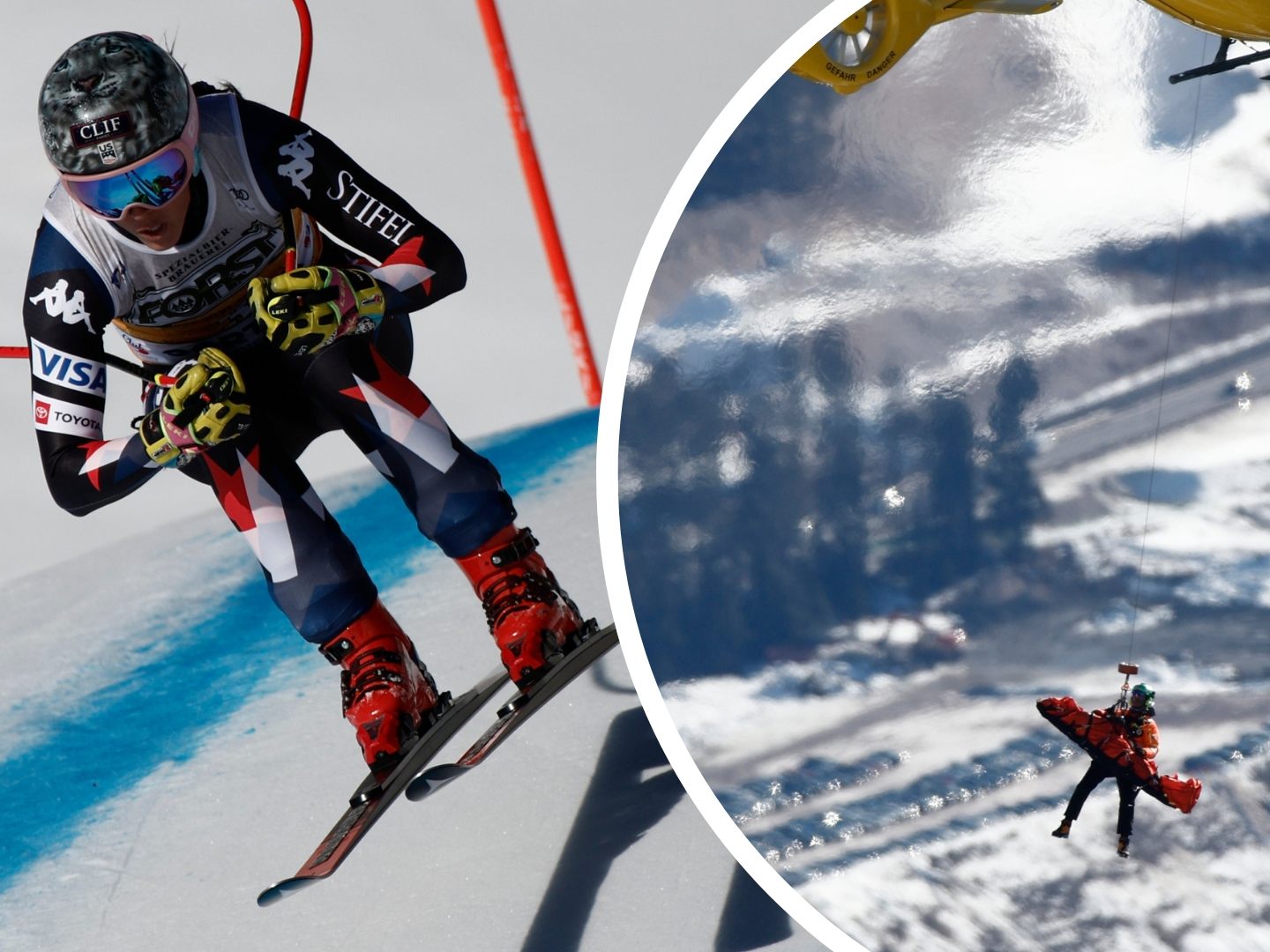 Isabella Wright stürzte am Samstag in der Abfahrt von Cortina d'Ampezzo schwer.