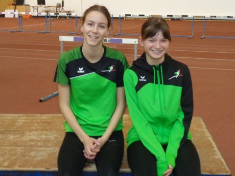 Jolien Allgäuer und Jasmin Gutensohn von der Turnerschaft Weiler.