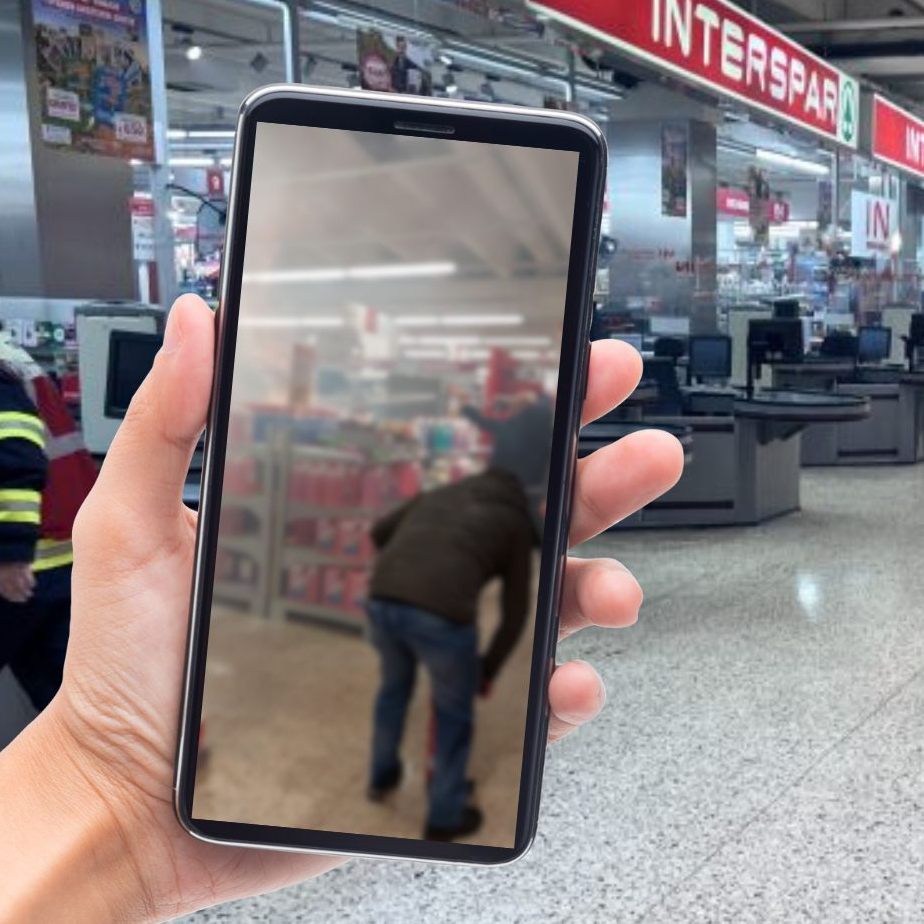 Augenzeuge Werner aus Lustenau filmte die Löschaktion.