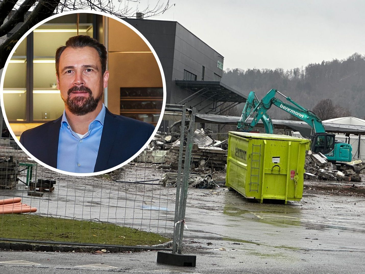 Bei Grass in Höchst gibt es derzeit eine große Baustelle. Bei Grass in Höchst gibt es derzeit eine große Baustelle.