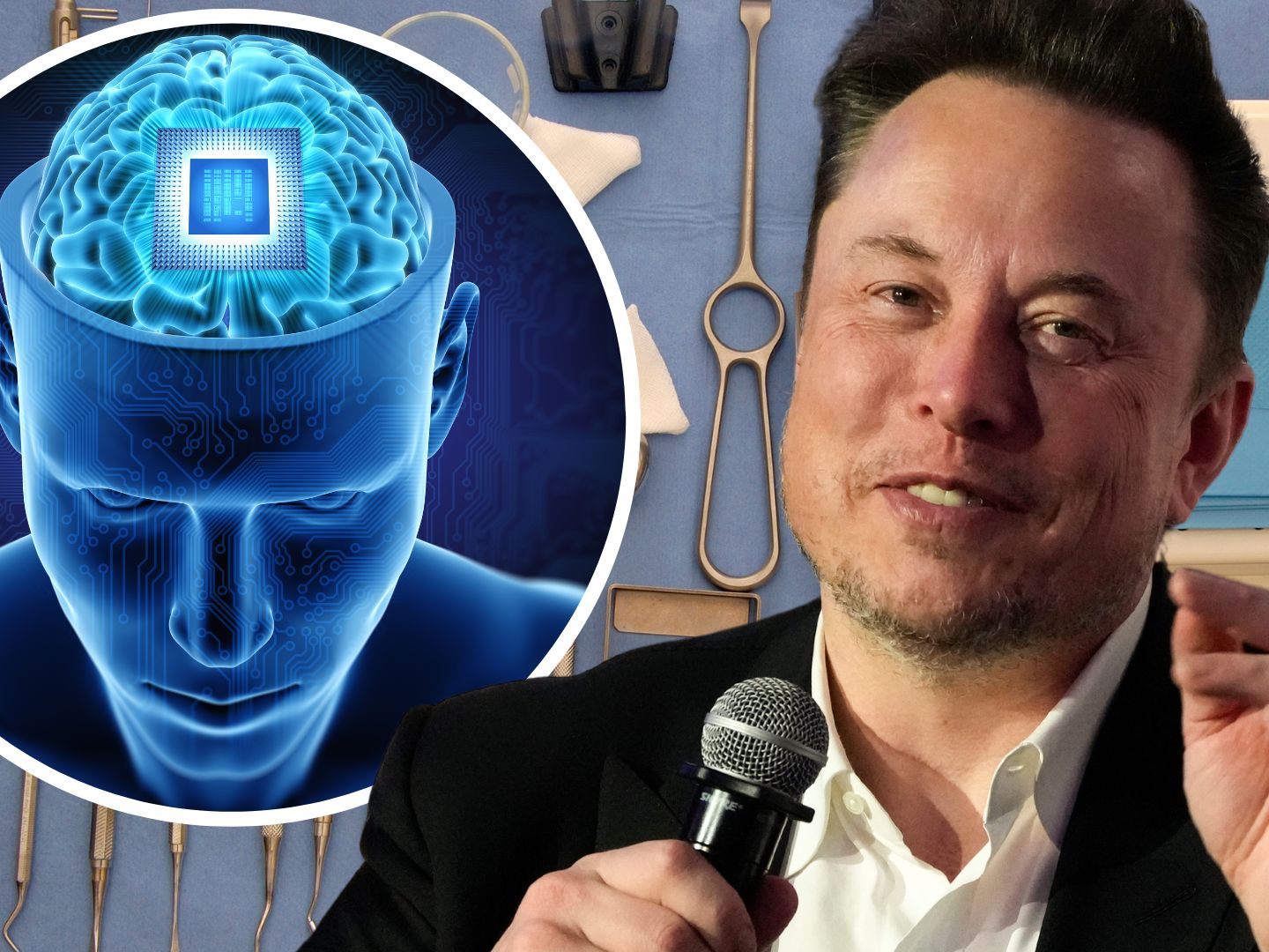 Elon Musk lässt Chip in menschliches Gehirn einsetzen