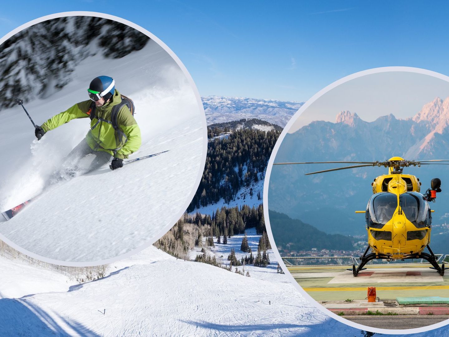 Skifahrer im Montafon von der Piste abgekommen. Skifahrer im Montafon von der Piste abgekommen.